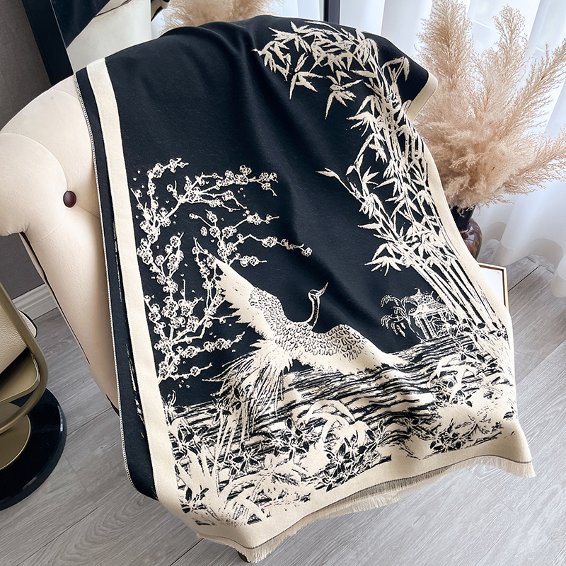 Women Winter Cashmere Scarf Wh – обзор и цена Woven Scarf Blanket