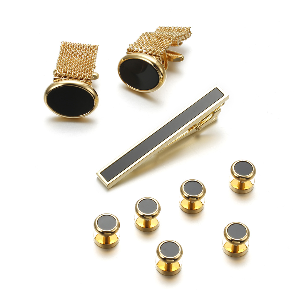 VAGULA New 9PCS Cuff links Tie – обзор и цена Tie Bar Set Gift
