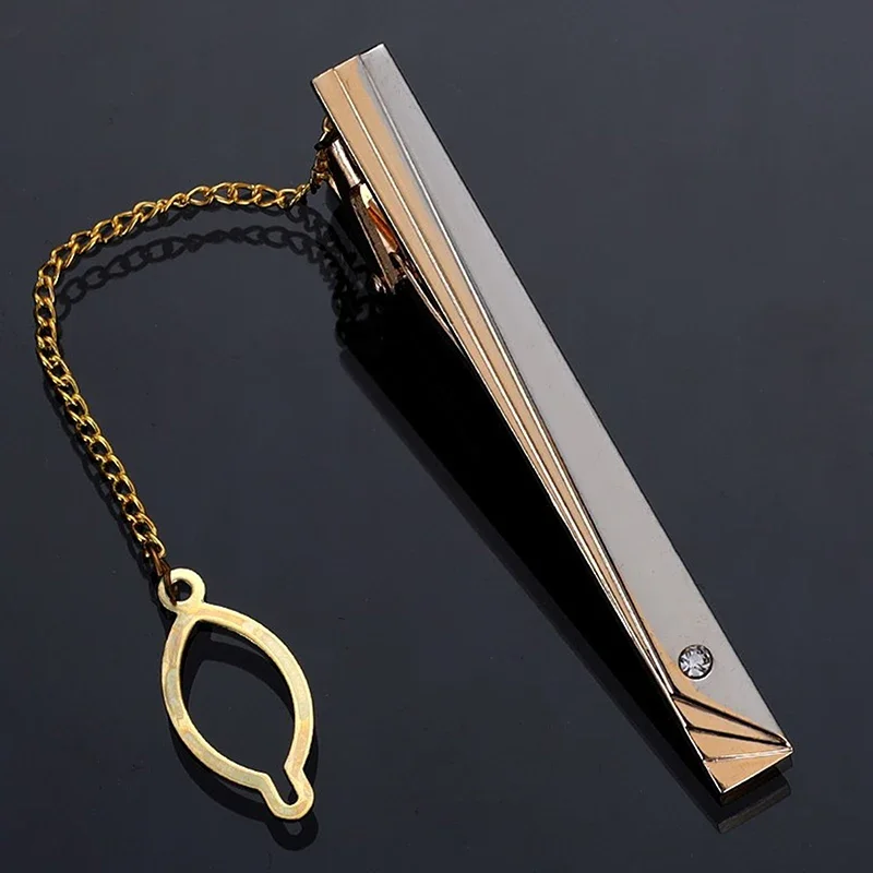 Men Metal Simple Necktie Buckl – обзор и цена Tie Clip Silver