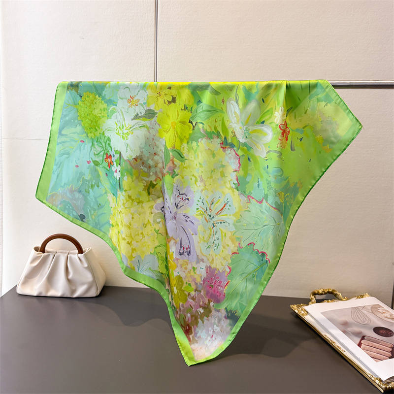 70*70cm Square Silk Scarf for  – обзор и цена Silk Neck Scarf