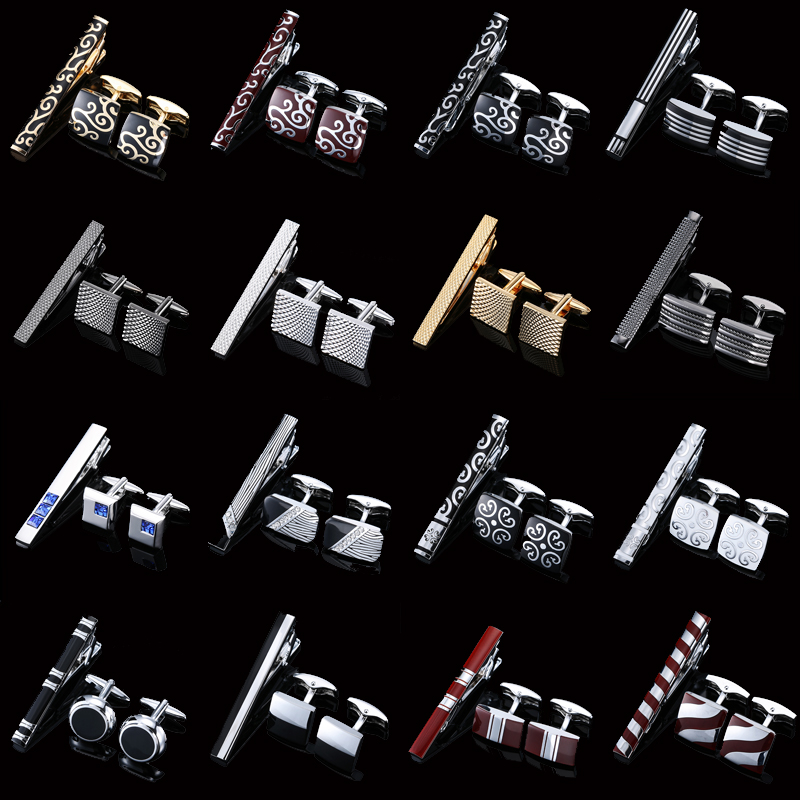 High quality cuff and tie clip – обзор и цена Tie Bar Set Gift