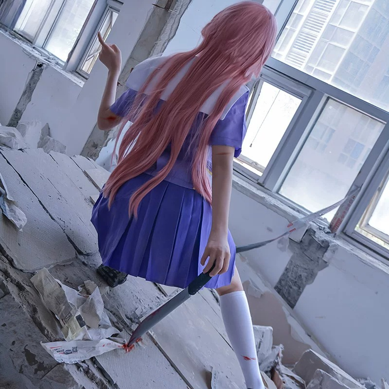Yuno Gasai Future Diary Cospla – обзор и цена Bow Tie Pre Tied