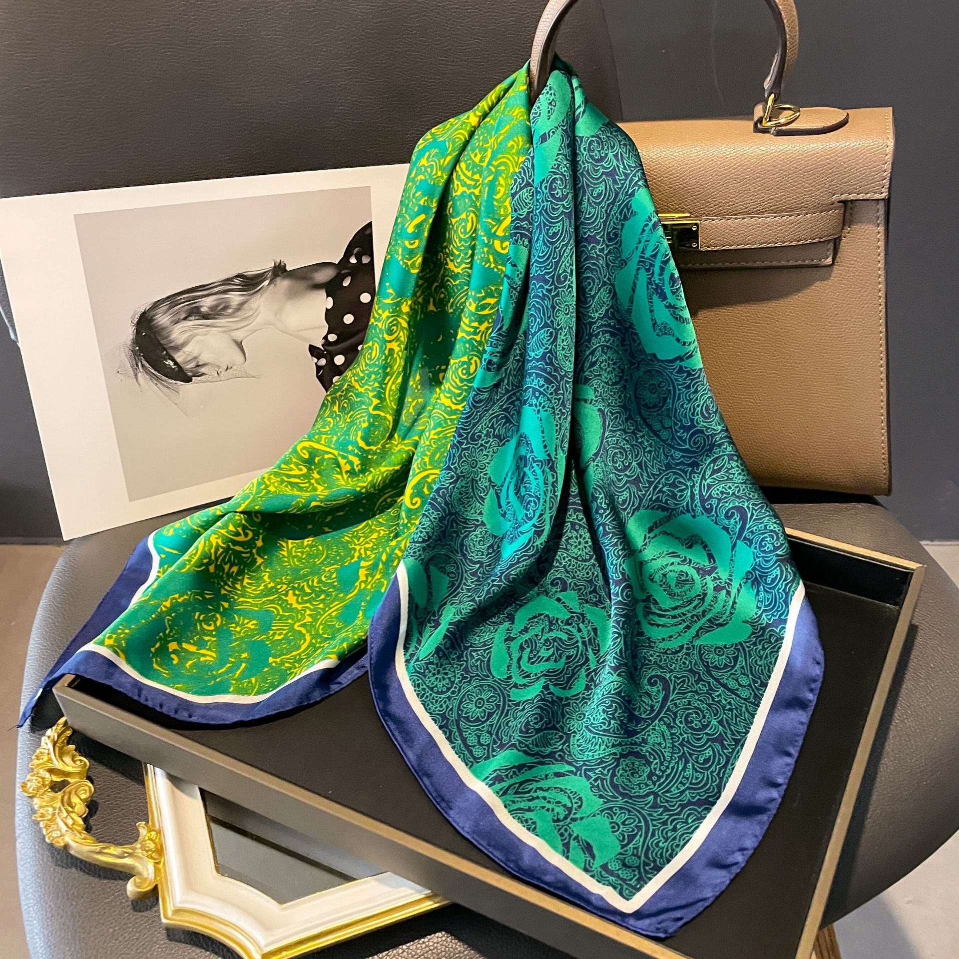 70x70cm Women Scarf Silk Feeli – обзор и цена Scarf Silk Square