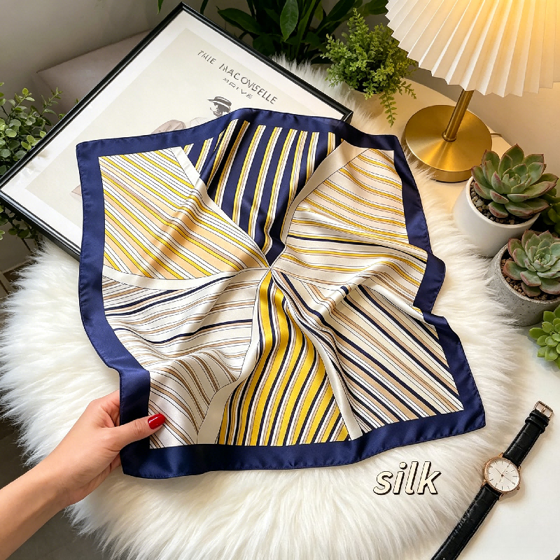 Korean Version Striped Splicin – обзор и цена Silk Tie Striped