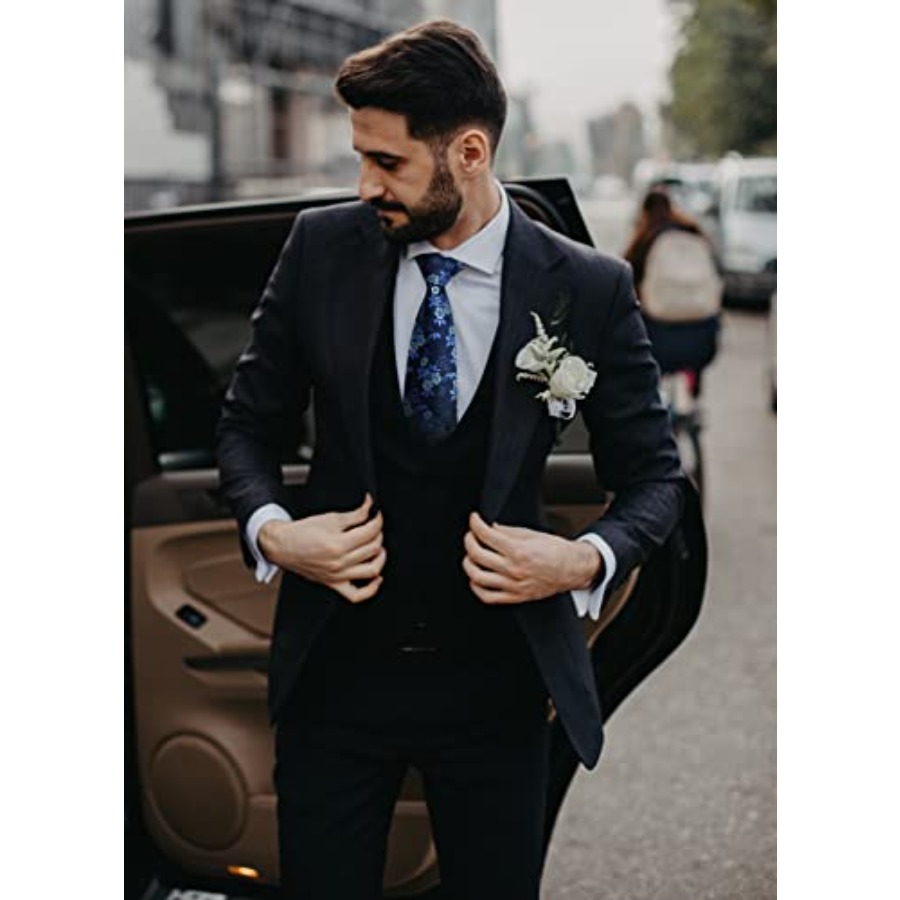 Men Floral Ties Woven Classic  – обзор и цена Pocket Square Set