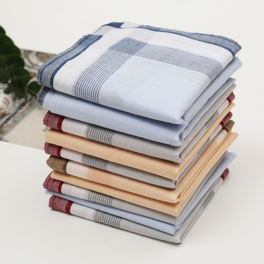 Men's Pure Cotton Yarn-Dyed Ha – обзор и цена Handkerchief Cotton Men