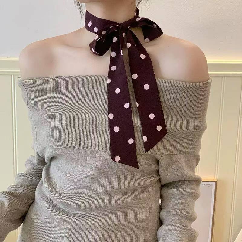 Polka Dot and Striped Print Sc – обзор и цена Silk Tie Striped