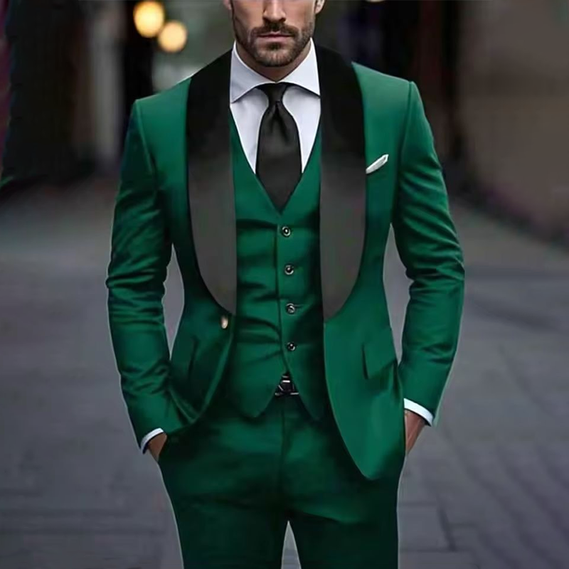 Elegant man suit Green Men Sui – обзор и цена Muffler Men Wool
