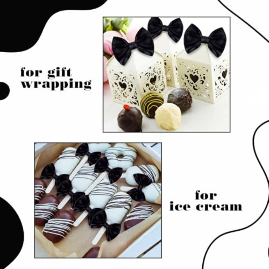 Black 48 Pcs 3.5 Inch Bows wit – обзор и цена Bow Tie Pre Tied