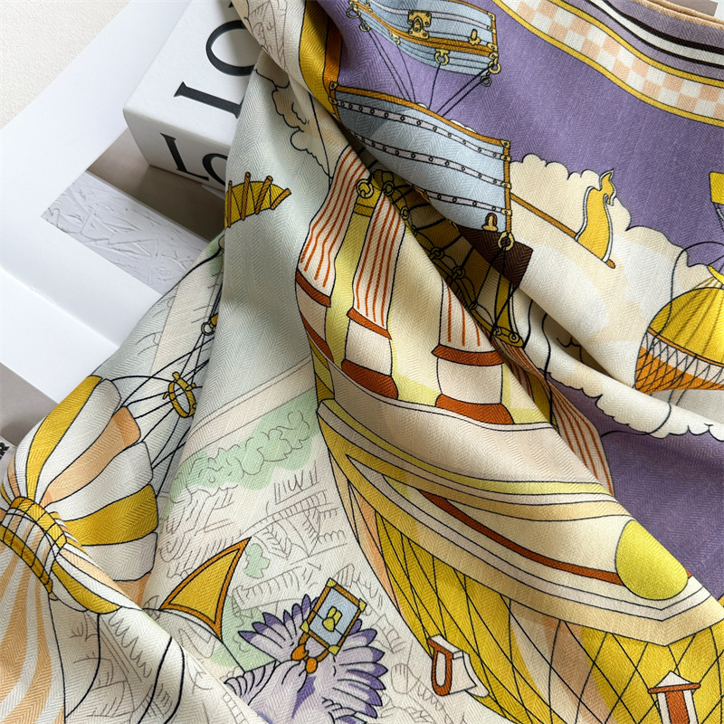 Fashion 135x135cm Silk Wool Sc – обзор и цена Pashmina Wrap Large